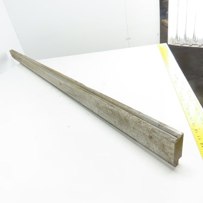 72-1/2" Long Press Brake 90° V-Forming Angle Die Block 1/2" Tang 3-3/8" Tall