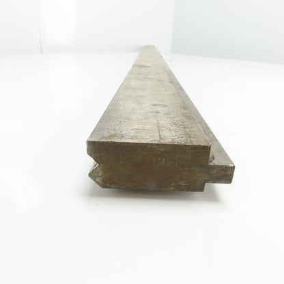72-1/2" Long Press Brake 90° V-Forming Angle Die Block 1/2" Tang 3-3/8" Tall