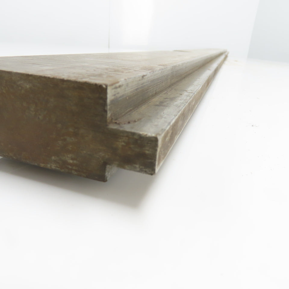 72-1/2" Long Press Brake 90° V-Forming Angle Die Block 1/2" Tang 3-3/8" Tall