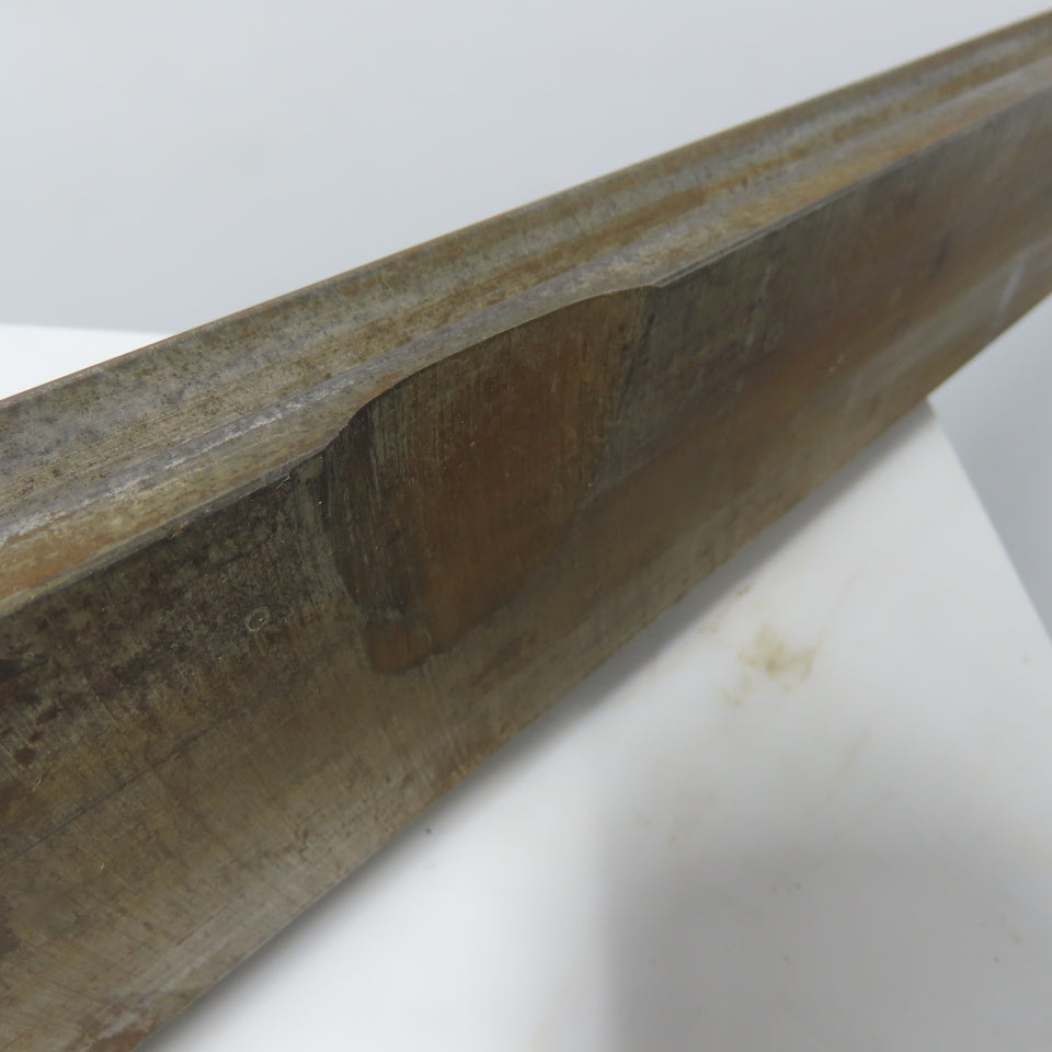 72-1/2" Long Press Brake 90° V-Forming Angle Die Block 1/2" Tang 3-3/8" Tall