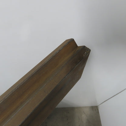 72-1/2" Long Press Brake 90° V-Forming Angle Die Block 1/2" Tang 3-3/8" Tall