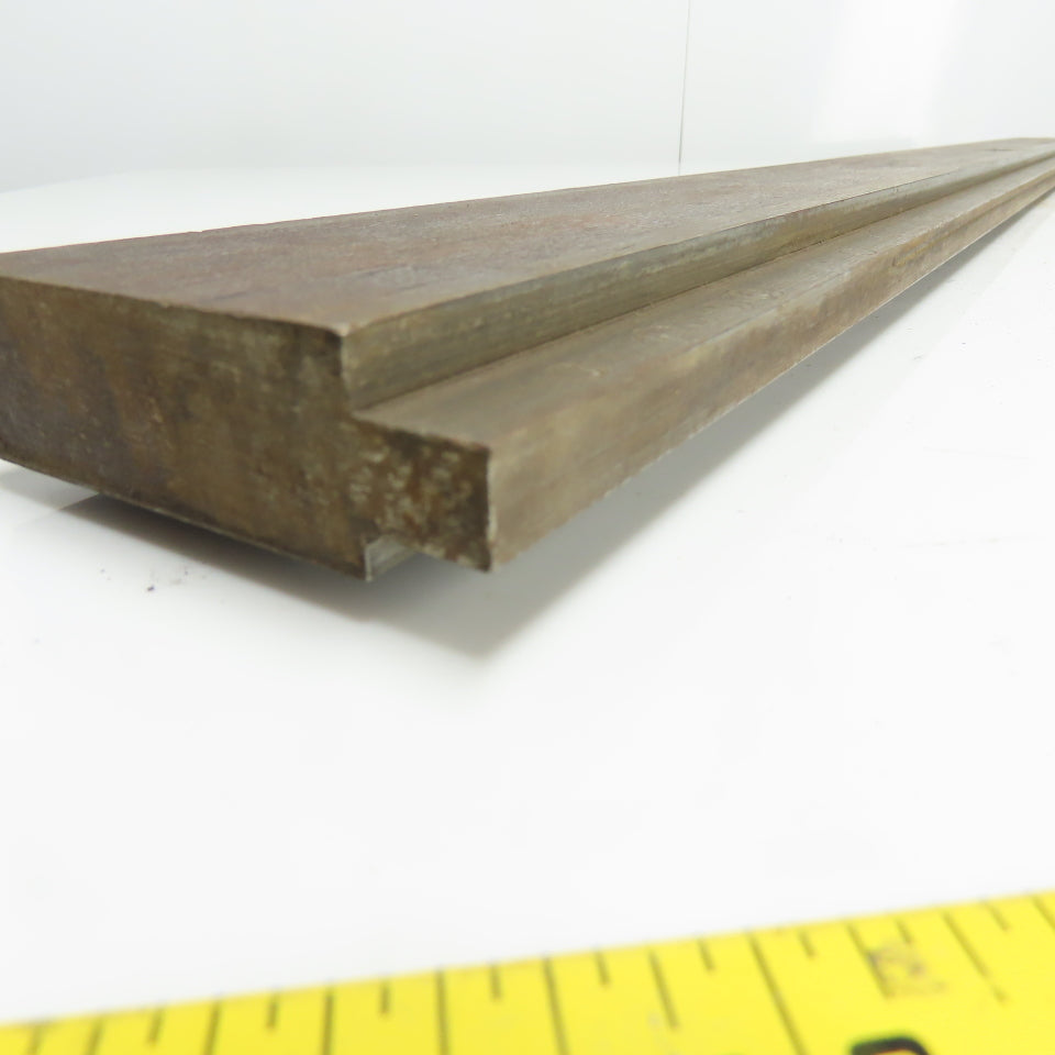 52-1/2" Long Press Brake 90° V-Forming Angle Die Block 1/2" Tang 3-3/4" Tall