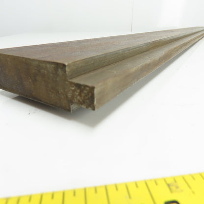 52-1/2" Long Press Brake 90° V-Forming Angle Die Block 1/2" Tang 3-3/4" Tall