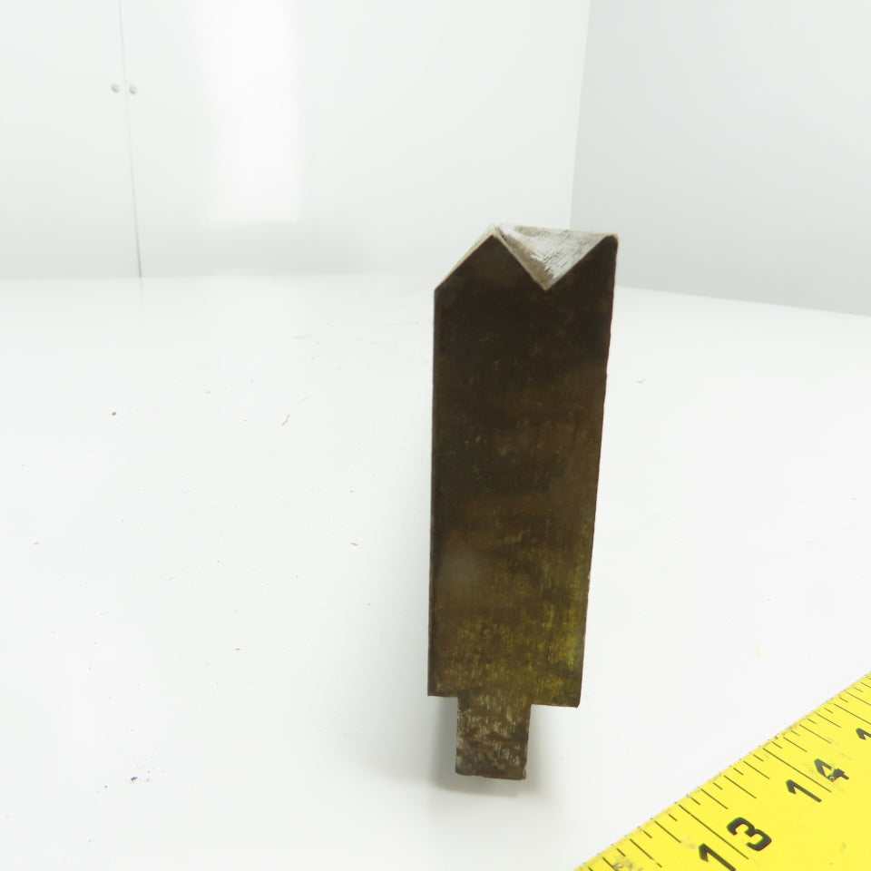 52-1/2" Long Press Brake 90° V-Forming Angle Die Block 1/2" Tang 3-3/4" Tall