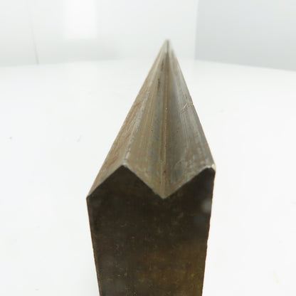 52-1/2" Long Press Brake 90° V-Forming Angle Die Block 1/2" Tang 3-3/4" Tall