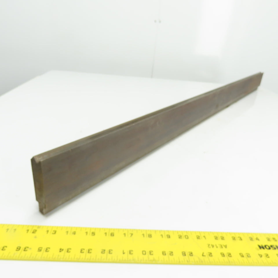 52-1/2" Long Press Brake 90° V-Forming Angle Die Block 1/2" Tang 3-3/4" Tall