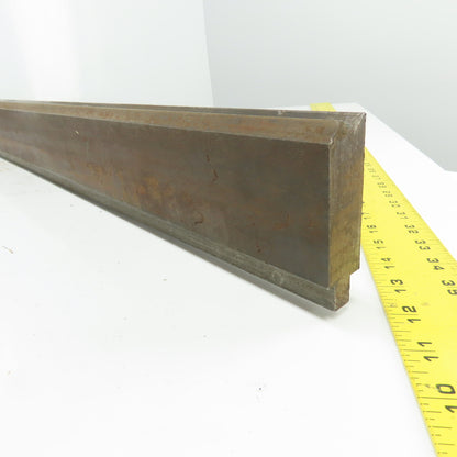 52-1/2" Long Press Brake 90° V-Forming Angle Die Block 1/2" Tang 3-3/4" Tall