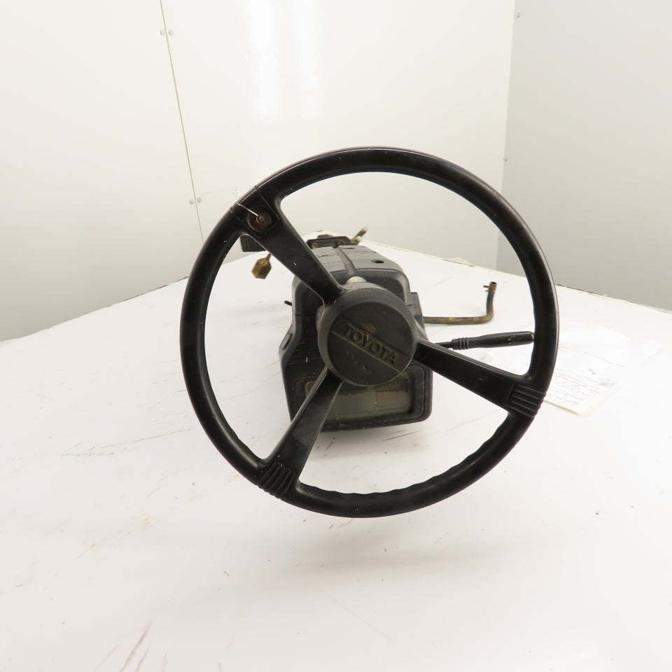 Toyota 5FBE15 Steering Column Assembly W/Wheel Display & Sumitomo Valve