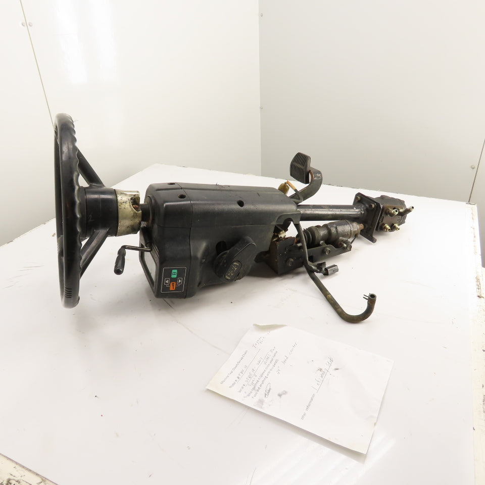 Toyota 5FBE15 Steering Column Assembly W/Wheel Display & Sumitomo Valve