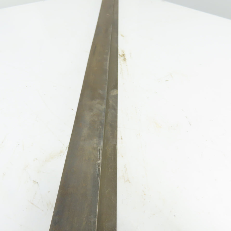 59-5/8" Long Press Brake 90° V-Forming Angle Die Block 1/2" Tang 2" Tall