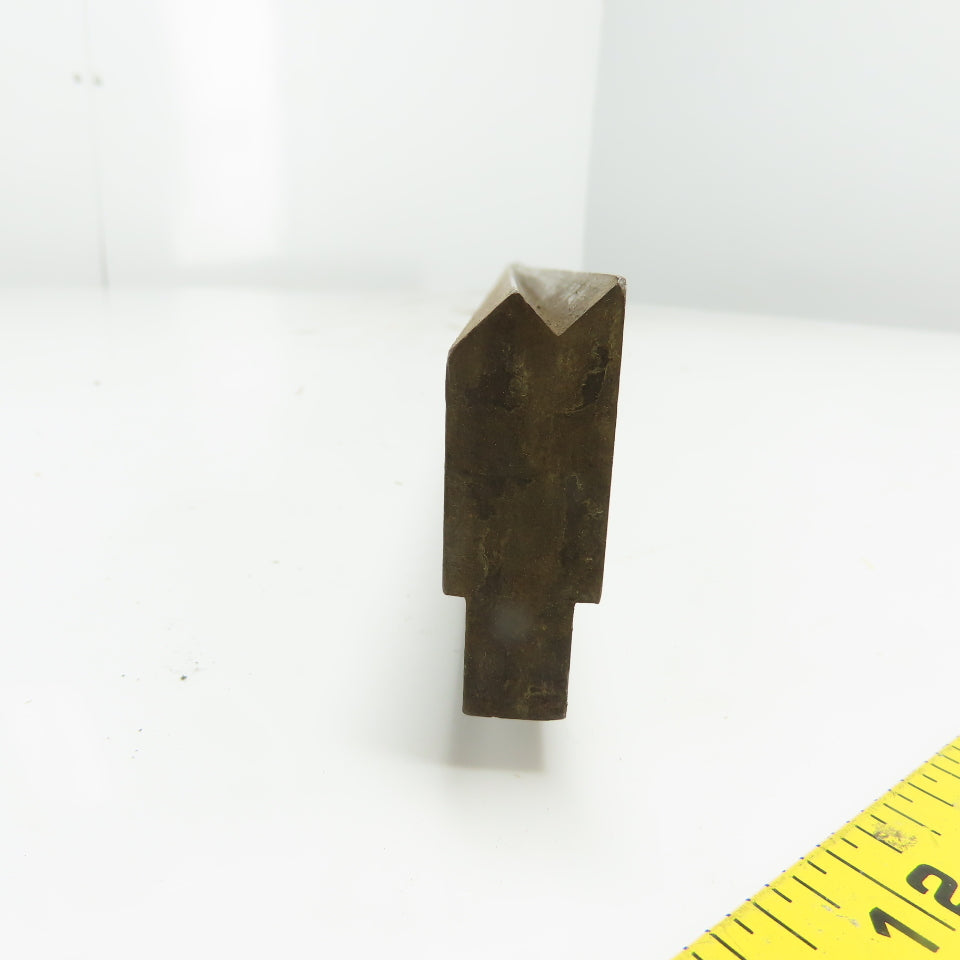 59-5/8" Long Press Brake 90° V-Forming Angle Die Block 1/2" Tang 2" Tall