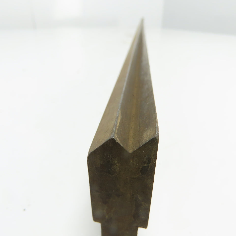 59-5/8" Long Press Brake 90° V-Forming Angle Die Block 1/2" Tang 2" Tall