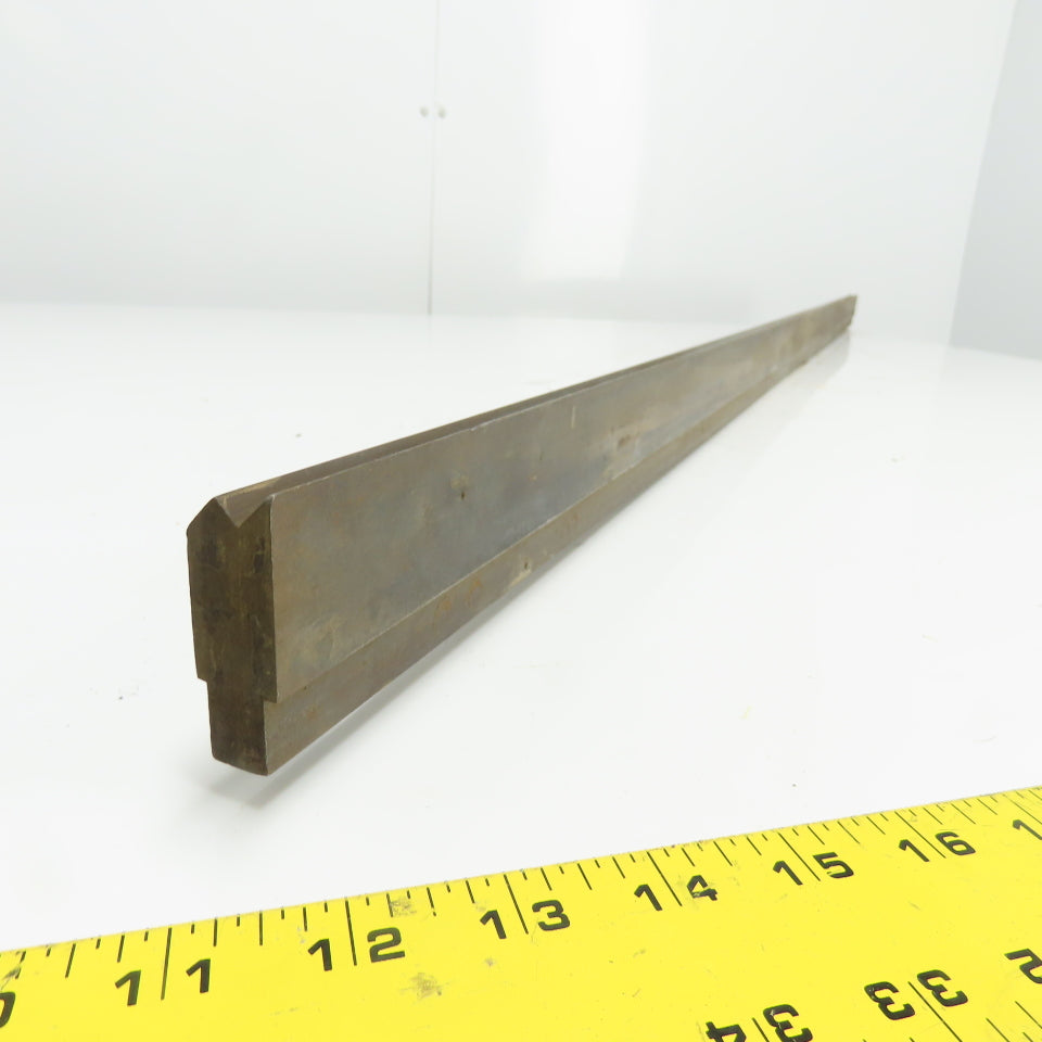 59-5/8" Long Press Brake 90° V-Forming Angle Die Block 1/2" Tang 2" Tall