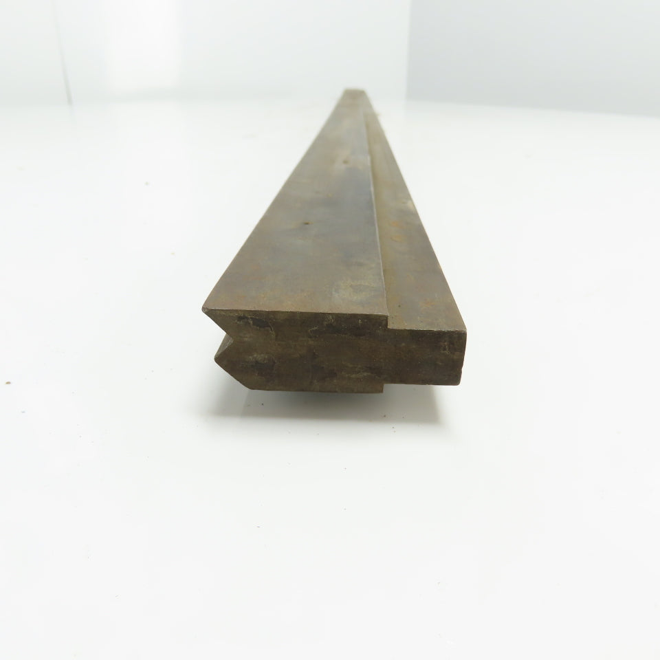 59-5/8" Long Press Brake 90° V-Forming Angle Die Block 1/2" Tang 2" Tall