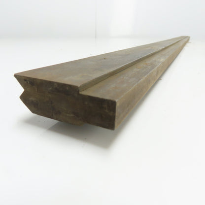 59-5/8" Long Press Brake 90° V-Forming Angle Die Block 1/2" Tang 2" Tall