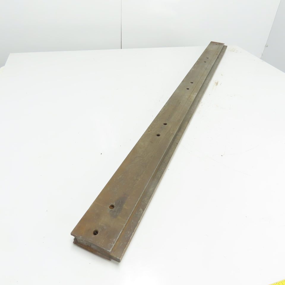 50-3/8" Long Press Brake 90° V-Forming Angle Die Block 1/2" Tang 3-3/4" Tall