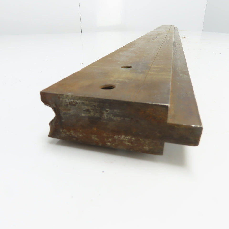 50-3/8" Long Press Brake 90° V-Forming Angle Die Block 1/2" Tang 3-3/4" Tall