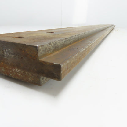 50-3/8" Long Press Brake 90° V-Forming Angle Die Block 1/2" Tang 3-3/4" Tall