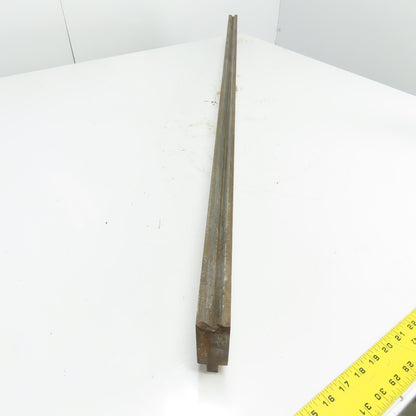 50-3/8" Long Press Brake 90° V-Forming Angle Die Block 1/2" Tang 3-3/4" Tall