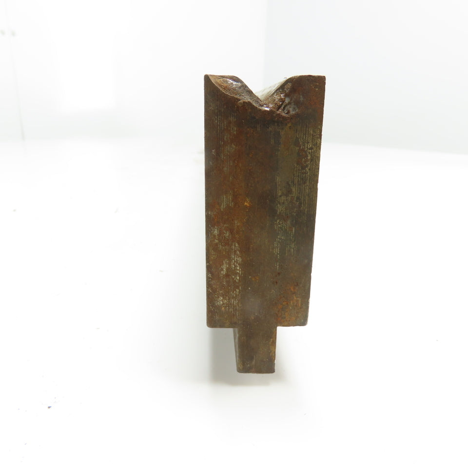 50-3/8" Long Press Brake 90° V-Forming Angle Die Block 1/2" Tang 3-3/4" Tall