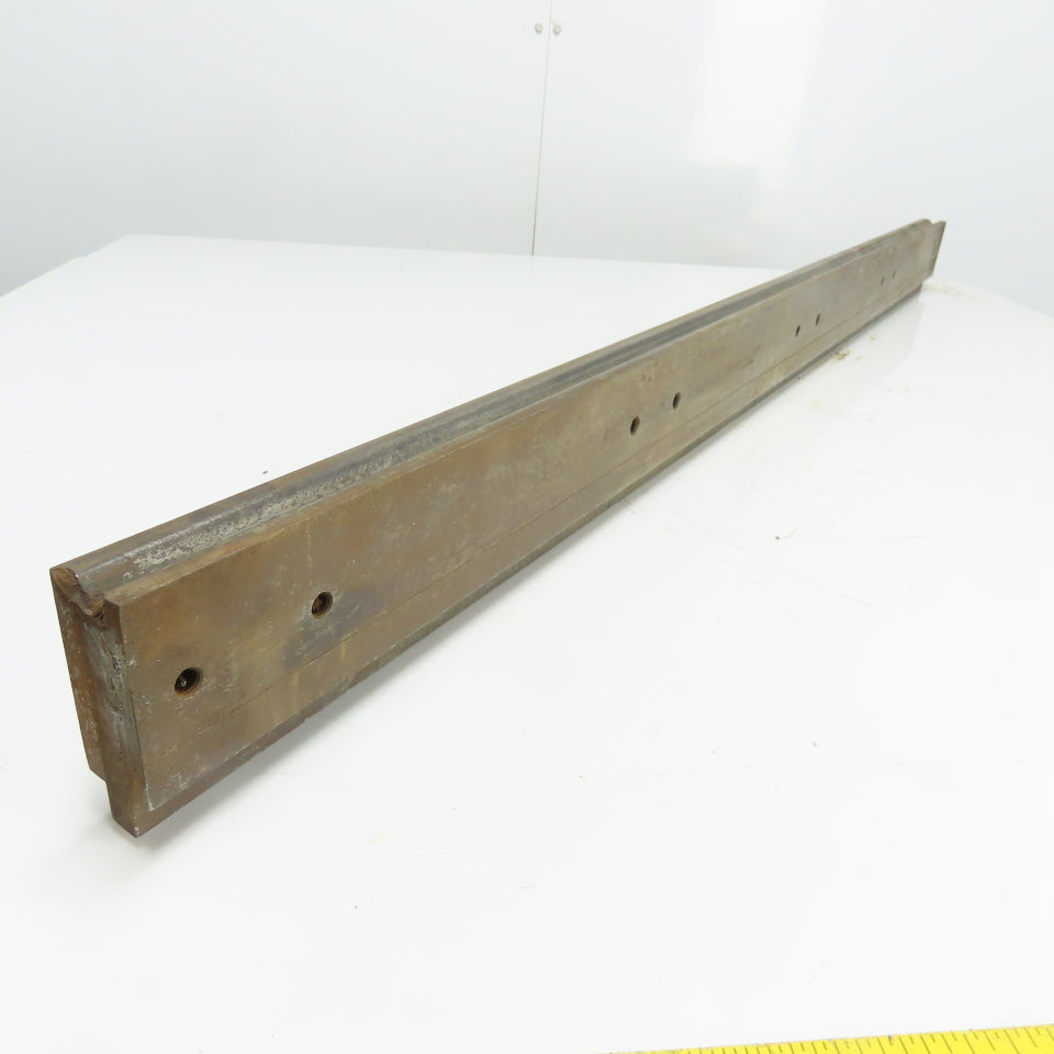 50-3/8" Long Press Brake 90° V-Forming Angle Die Block 1/2" Tang 3-3/4" Tall