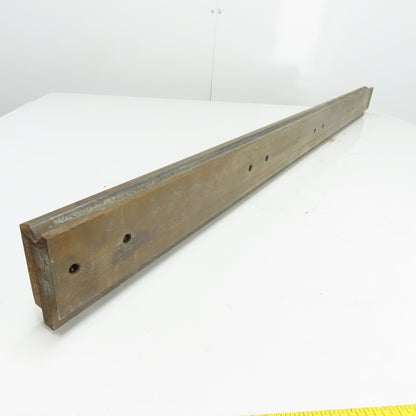 50-3/8" Long Press Brake 90° V-Forming Angle Die Block 1/2" Tang 3-3/4" Tall