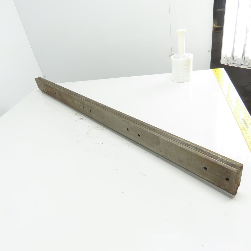 50-3/8" Long Press Brake 90° V-Forming Angle Die Block 1/2" Tang 3-3/4" Tall