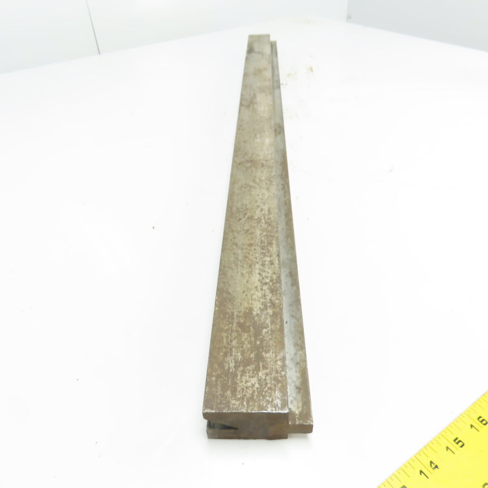 33" Long Press Brake 30° V-Forming Angle Die Block 1/2" Tang 2-3/4" Tall
