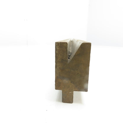 33" Long Press Brake 30° V-Forming Angle Die Block 1/2" Tang 2-3/4" Tall