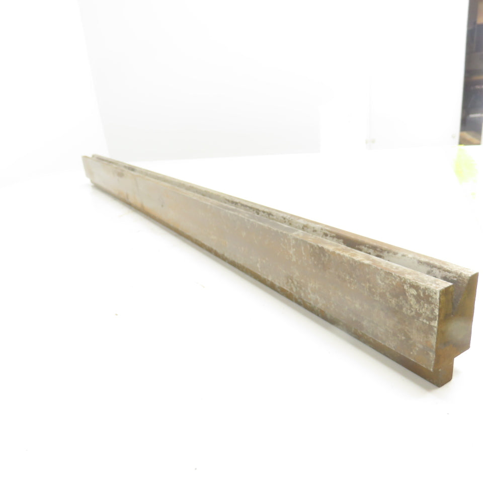 33" Long Press Brake 30° V-Forming Angle Die Block 1/2" Tang 2-3/4" Tall
