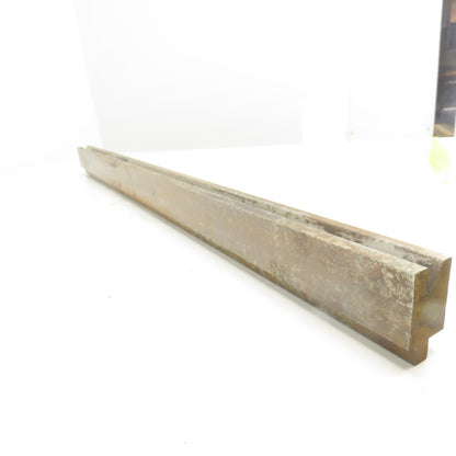 33" Long Press Brake 30° V-Forming Angle Die Block 1/2" Tang 2-3/4" Tall