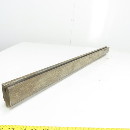33" Long Press Brake 30° V-Forming Angle Die Block 1/2" Tang 2-3/4" Tall