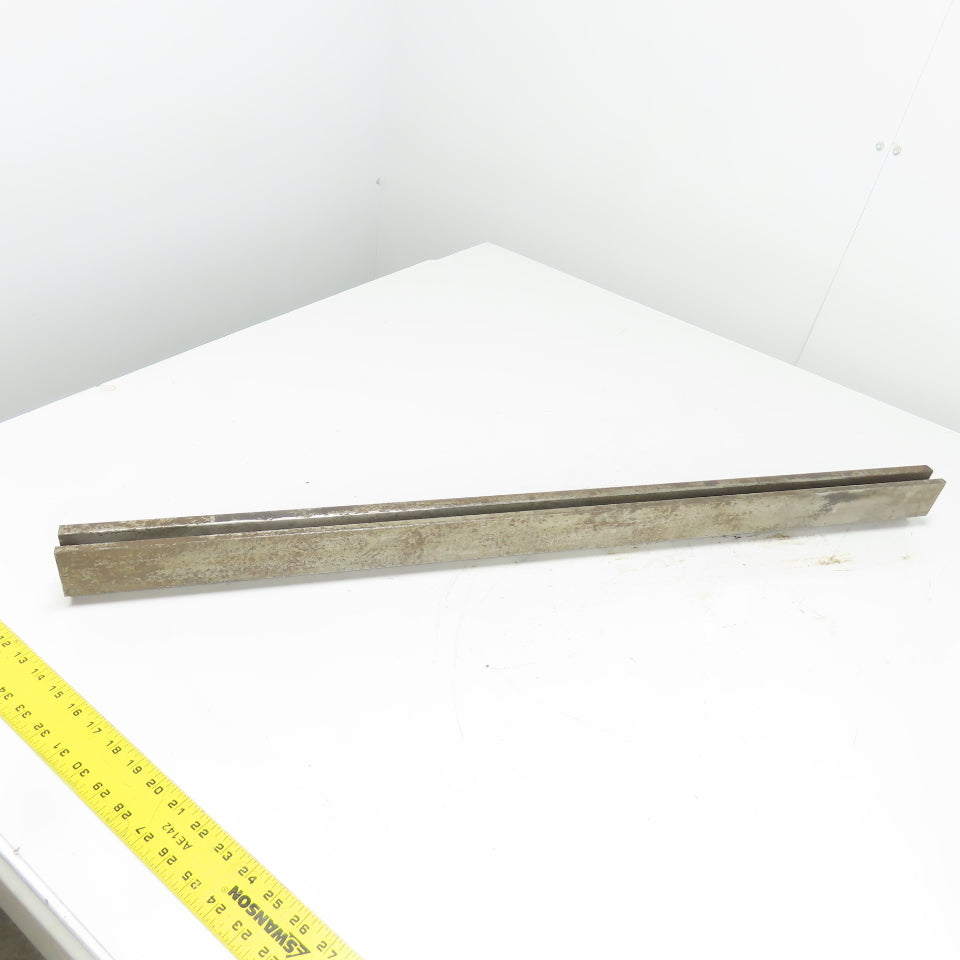 33" Long Press Brake 30° V-Forming Angle Die Block 1/2" Tang 2-3/4" Tall