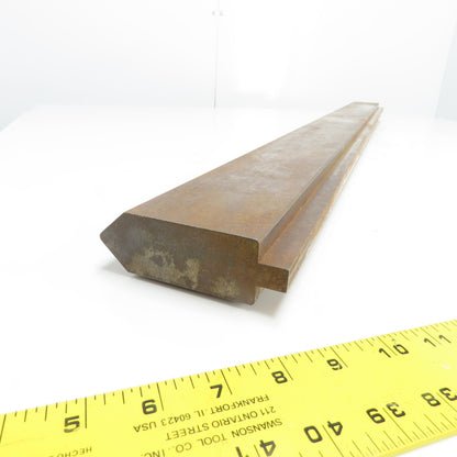 48" Long 85° V-Forming Press Brake Die Punch 1/2" Tang 1-3/8" Wide x 4-3/8" Tall