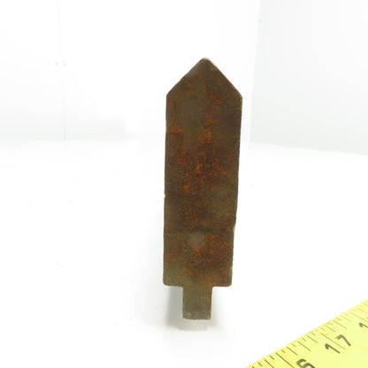 46-3/4" Long 90° V-Forming Press Brake Die Punch 1/2" Tang 4-1/4" Tall