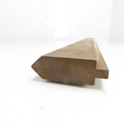47-5/8" Long 85° V-Forming Press Brake Die Punch 1/2" Tang 4-3/8" Tall