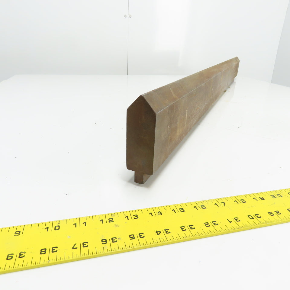 47-5/8" Long 85° V-Forming Press Brake Die Punch 1/2" Tang 4-3/8" Tall