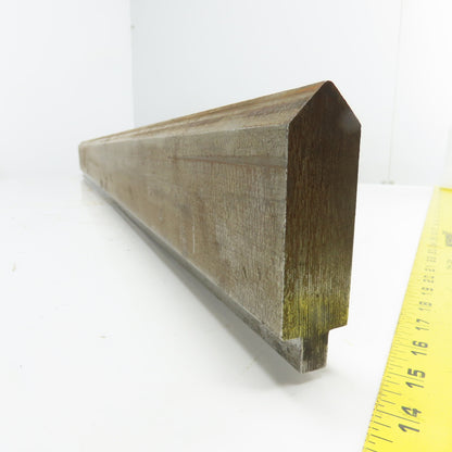 49-1/4" Long 90° V-Forming Press Brake Die Punch 1/2" Tang 4-1/4" Tall