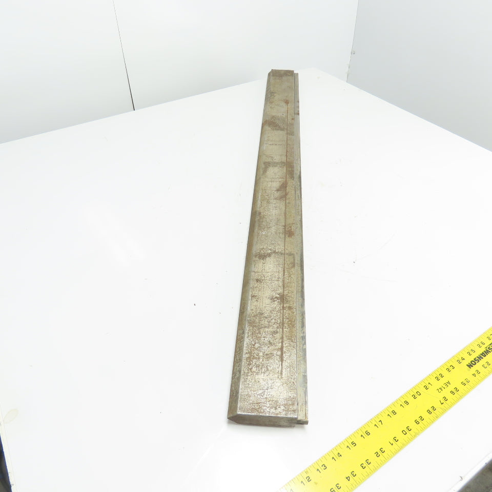 49-1/4" Long 90° V-Forming Press Brake Die Punch 1/2" Tang 4-1/4" Tall