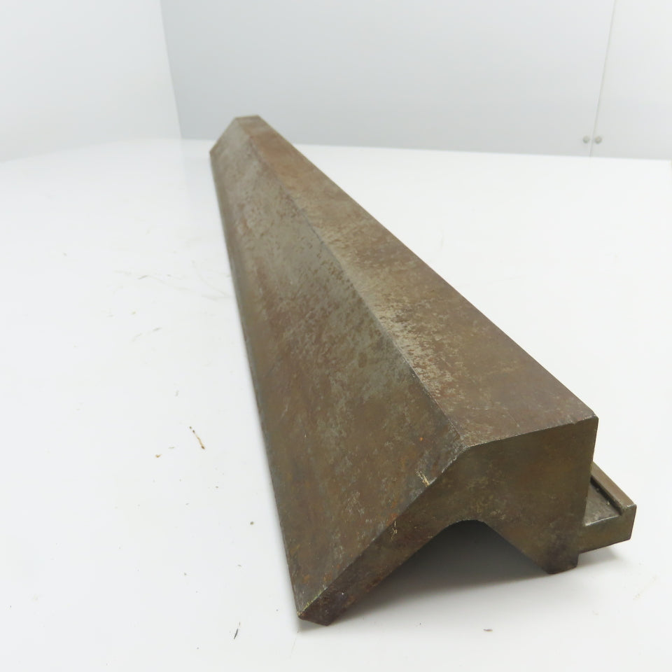 36" Long 85° V-Forming Press Brake Gooseneck Die Punch 1/2" Safety Tang