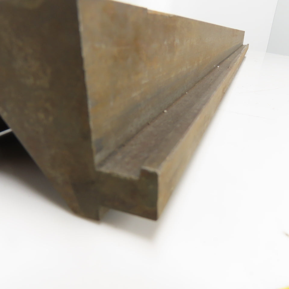 36" Long 85° V-Forming Press Brake Gooseneck Die Punch 1/2" Safety Tang