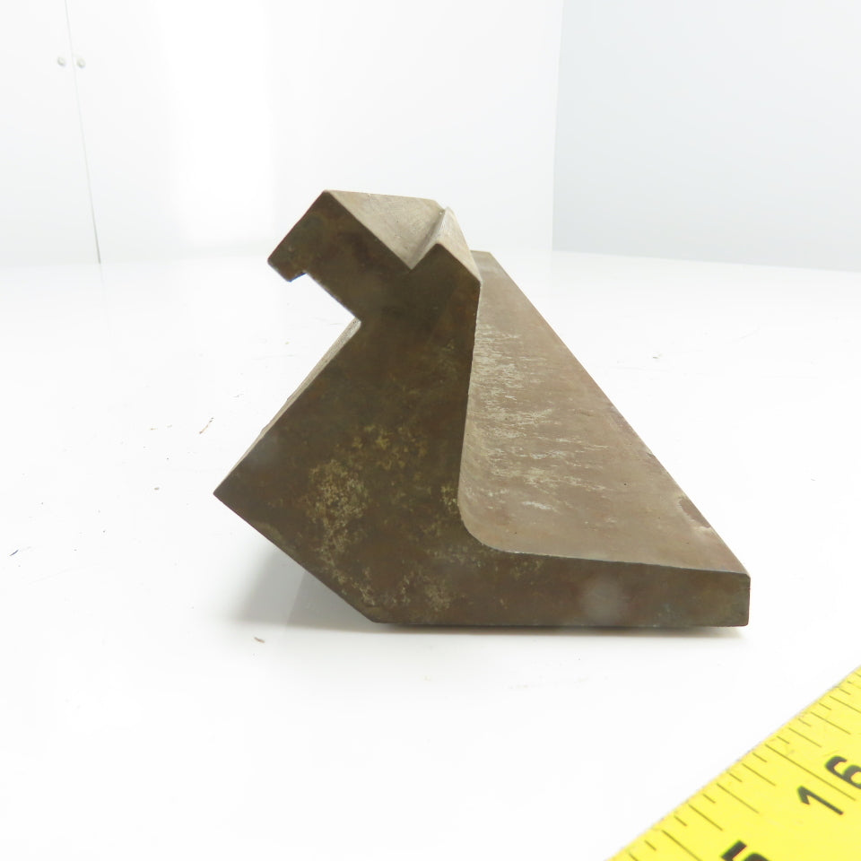 36" Long 85° V-Forming Press Brake Gooseneck Die Punch 1/2" Safety Tang