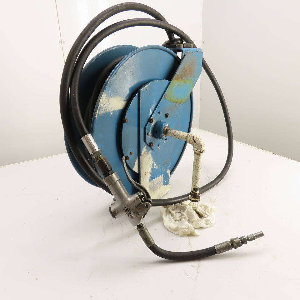 Hosetract MC-550 Spring Retractable Oil Hose Reel W/ARO Nozzle 1/2" x 40' Long