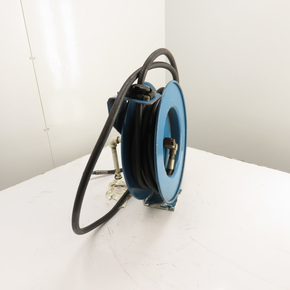 Hosetract MC-550 Spring Retractable Oil Hose Reel W/ARO Nozzle 1/2" x 40' Long