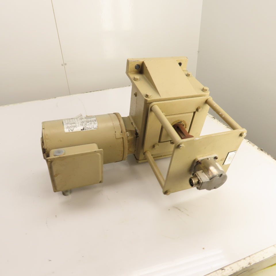 Dayton 4Z017C Right Angle Gear Motor 1HP 30:1 Ratio 58RPM 230/460V 3PH Tested