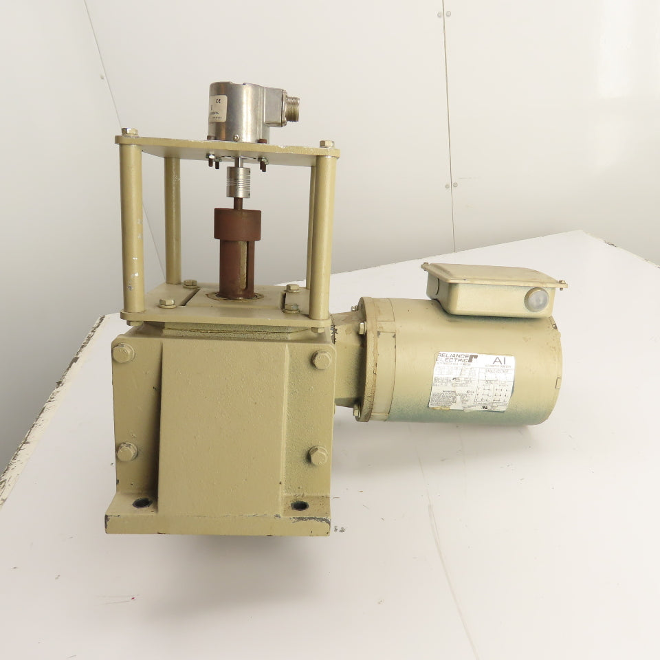 Dayton 4Z017C Right Angle Gear Motor 1HP 30:1 Ratio 58RPM 230/460V 3PH Tested