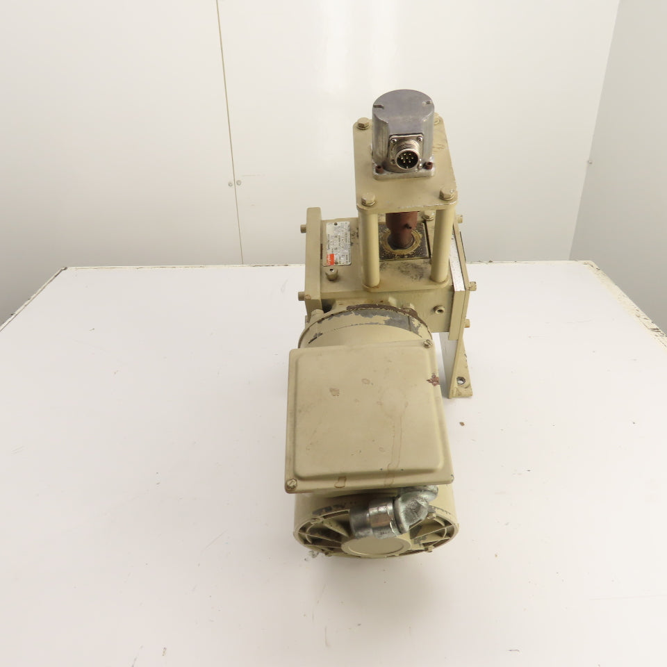 Dayton 4Z010D Right Angle Gear Motor 1/4HP 30:1 Ratio 58RPM 230/460V w/Encoder