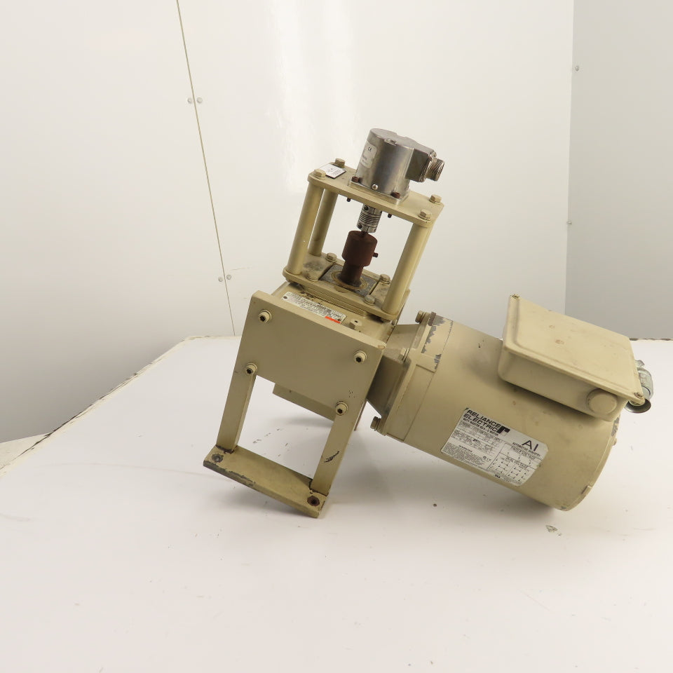 Dayton 4Z010D Right Angle Gear Motor 1/4HP 30:1 Ratio 58RPM 230/460V w/Encoder