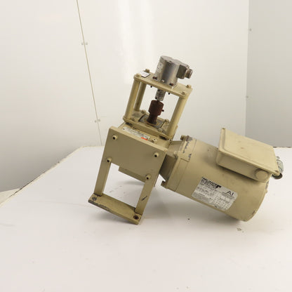 Dayton 4Z010D Right Angle Gear Motor 1/4HP 30:1 Ratio 58RPM 230/460V w/Encoder