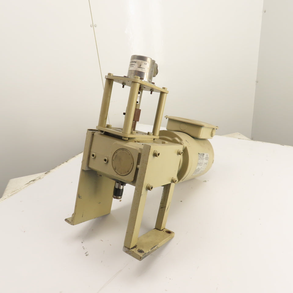 Dayton 4Z010D Right Angle Gear Motor 1/4HP 30:1 Ratio 58RPM 230/460V w/Encoder